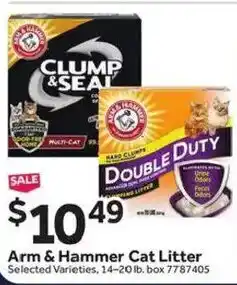 Stop&Shop Arm & Hammer Cat Litter offer