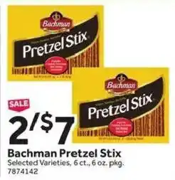 Stop&Shop Bachman pretzel stix offer