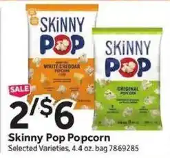 Stop&Shop Skinny Pop Popcorn offer