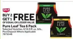 Stop&Shop Pure Leaf Tea 6 Pack offer