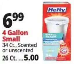 Ocean State Job Lot Hefty small trash drawstring offer