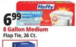 Ocean State Job Lot Hefty 8 Gallon Medium Flap Tie offer