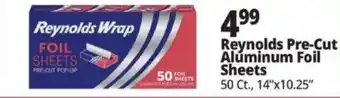Ocean State Job Lot Reynolds Wrap foil sheets offer