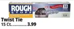 Ocean State Job Lot Rough Stuff twist tie offer