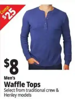 Ocean State Job Lot Men's Waffle Tops offer