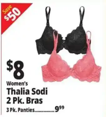 Ocean State Job Lot Women's Thalia Sodi 2 Pk. Bras offer