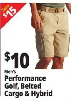 Ocean State Job Lot Men's Performance Golf, Belted Cargo & Hybrid offer