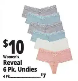 Ocean State Job Lot Women's Reveal Undies offer