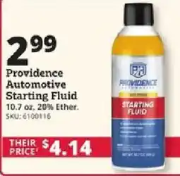Rural King Providence Automotive Starting Fluid offer