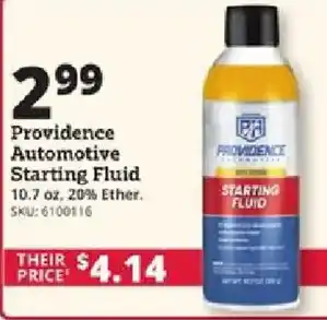Providence Automotive Starting Fluid