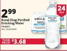 Rural King Rural King purified drinking water offer