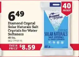 Rural King Diamond Crystal solar naturals salt crystals for water softeners offer