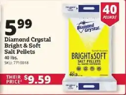 Rural King Diamond Crystal bright & soft salt pellets offer