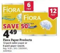 Rural King Fiора Paper Products offer