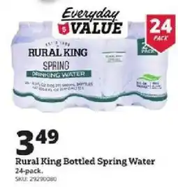 Rural King Rural King Bottled Spring Water offer