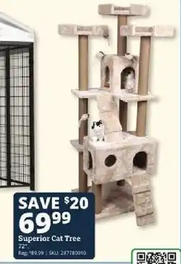 Rural King Superior Cat Tree offer