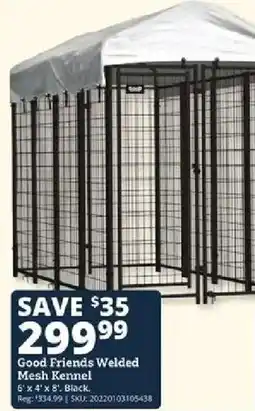 Rural King Good Friends Welded Mesh Kennel offer