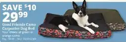 Rural King Good Friends Camo Carpenter Dog Bed offer
