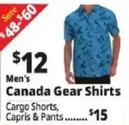 Ocean State Job Lot Men's Canada Gear Shirts offer