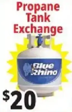 Ocean State Job Lot Blue Rhino propane tank offer