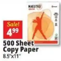 Ocean State Job Lot Maestro copy paper offer