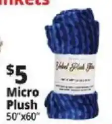 Ocean State Job Lot Velvet Plush Towel offer