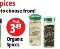 Ocean State Job Lot Organic Spices offer