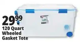 Ocean State Job Lot 120 Quart Wheeled Gasket Tote offer