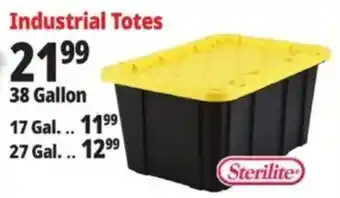 Ocean State Job Lot Sterilite industrial totes offer