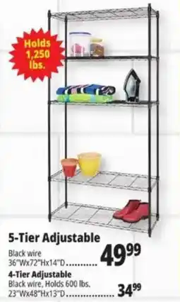 Ocean State Job Lot 5-Tier Adjustable offer