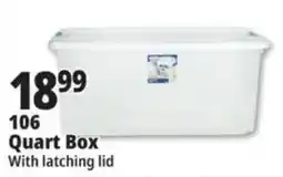 Ocean State Job Lot 106 Quart Box With Latching Lid offer