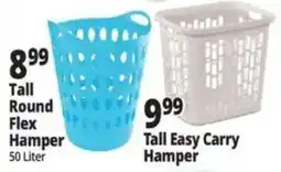 Ocean State Job Lot Tall Round Flex Hamper offer