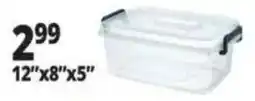 Ocean State Job Lot Clear plastic storage container offer
