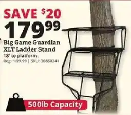 Rural King Big Game Guardian XLT Ladder Stand offer
