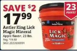 Rural King Antler King Lick Magic Mineral offer