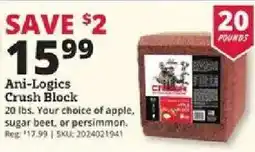 Rural King Ani-Logics Crush Block offer