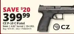 Rural King Cz P-10 C Pistol offer