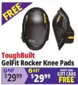 Ocean State Job Lot ToughBuilt Gelfit Rocker Knee Pads offer