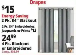 Ocean State Job Lot Drapes offer