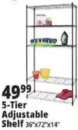 Ocean State Job Lot 5-Tier Adjustable Shelf offer