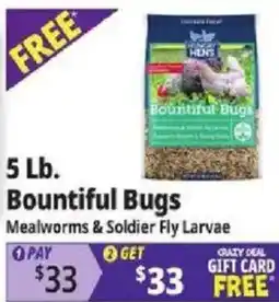 Ocean State Job Lot Hens Bountiful Bugs offer