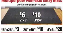 Ocean State Job Lot Multipurpose Non-skid Entry Mats offer