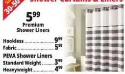 Ocean State Job Lot Premium Shower Liners offer