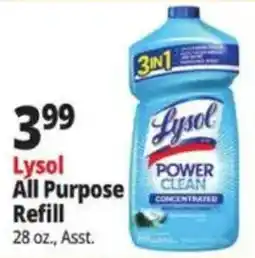 Ocean State Job Lot Lysol all purpose refill offer