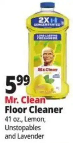 Ocean State Job Lot Mr Clean Floor Cleaner offer