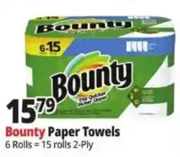 Ocean State Job Lot Bounty paper towels offer