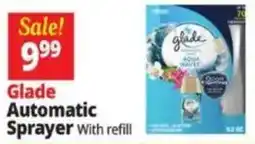 Ocean State Job Lot Glade Automatic Sprayer offer