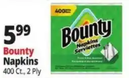 Ocean State Job Lot Bounty napkins offer