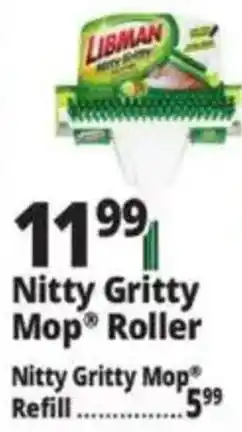 Ocean State Job Lot Libman nitty gritty mop roller offer