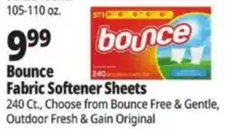 Ocean State Job Lot Bounce fabric softener sheets offer